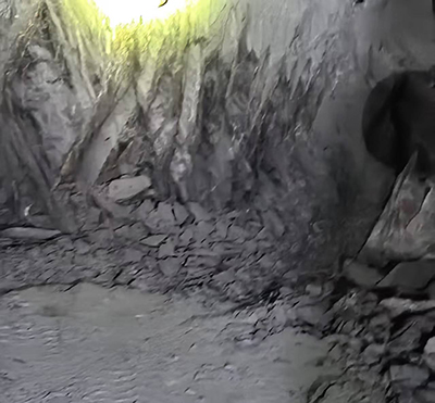 银川矿山反井钻机施工项目考察